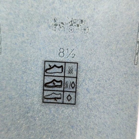 ⭐️COACH💯 NWT "BRIDGETT TERRY" SLIDERS/SHOES, THE SIZE IS 8.5 LADIES, AQUA COLOR - Picture 6 of 16